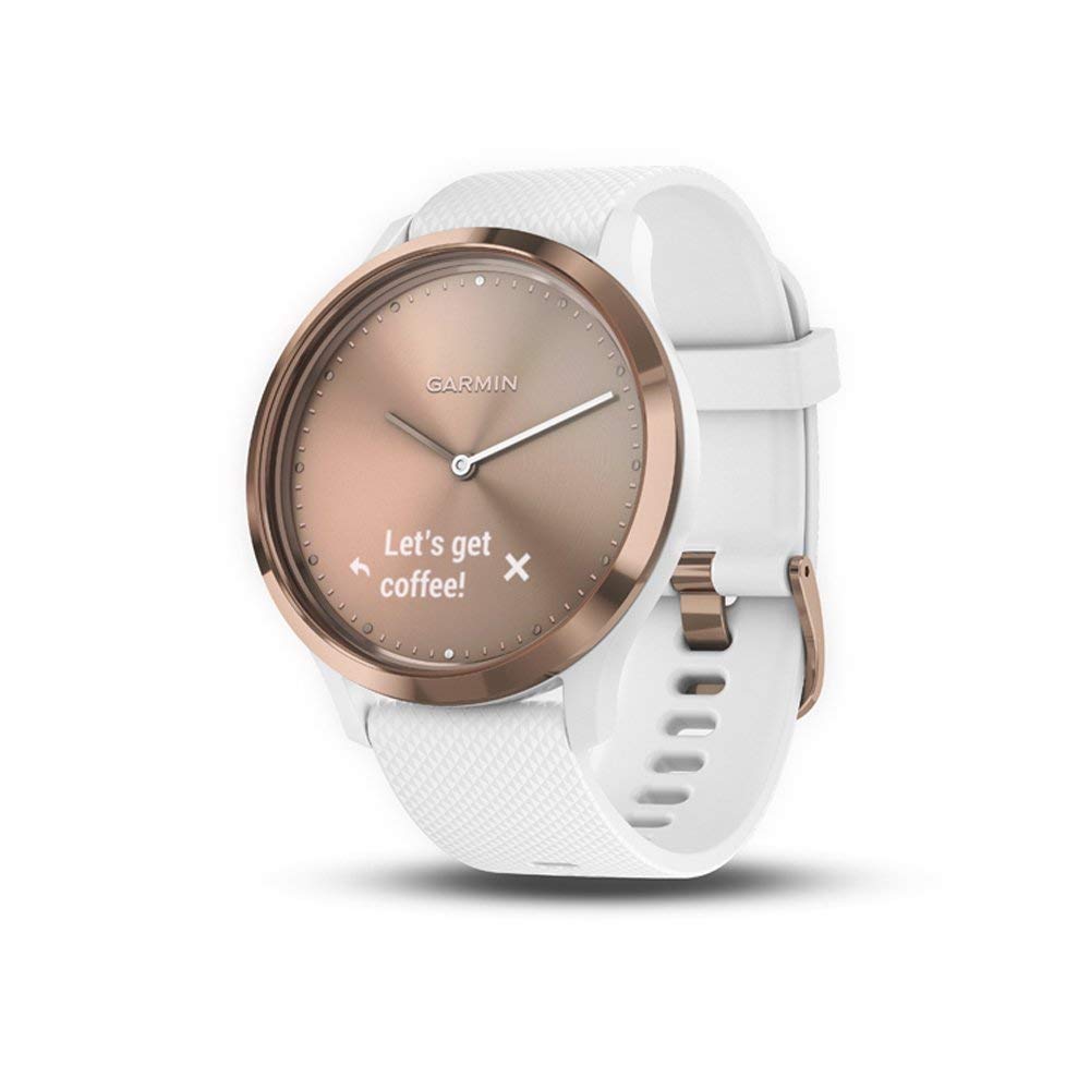 Garmin vívomove HR, Hybrid Smartwatch for Men and Women, White/Rose Gold 1 Garmin vívomove HR, Hybrid Smartwatch for Men and Women, White/Rose Gold