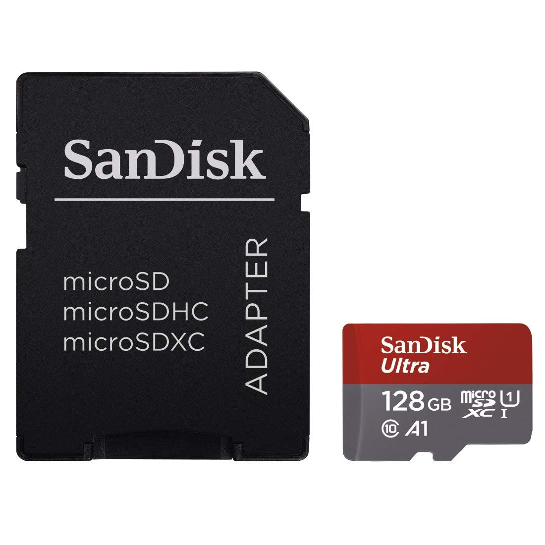 Sandisk Ultra 128GB Micro SDXC UHS-I Card with Adapter - 100MB/s U1 A1 - SDSQUAR-128G-GN6MA 1 Sandisk Ultra 128GB Micro SDXC UHS-I Card with Adapter - 100MB/s U1 A1 - SDSQUAR-128G-GN6MA