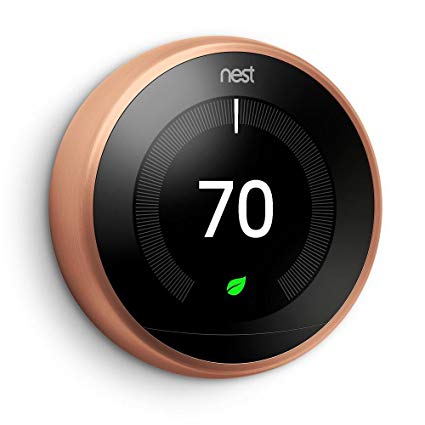 Nest Learning Thermostat | 3rd Generation WiFi Bluetooth Smart Thermostat Copper 1 Nest Learning Thermostat | 3rd Generation WiFi Bluetooth Smart Thermostat Copper